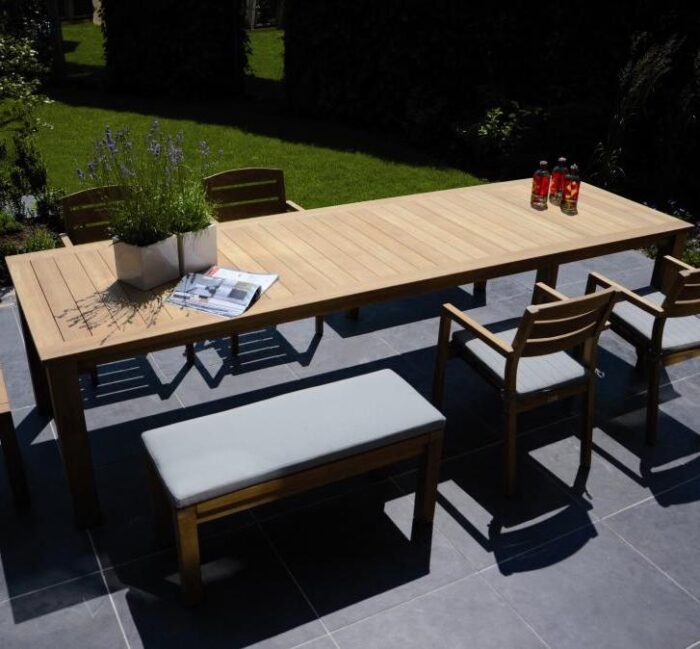 Traditional Teak NOOR tafel 240 x 100 cm - Afbeelding 3