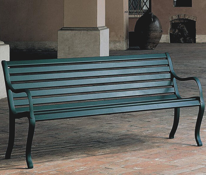 Fast Oasi bank aluminium 127 cm Old Green