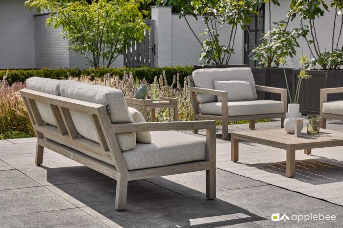 Applebee OLIVE loungeset 1 met hocker - Afbeelding 4