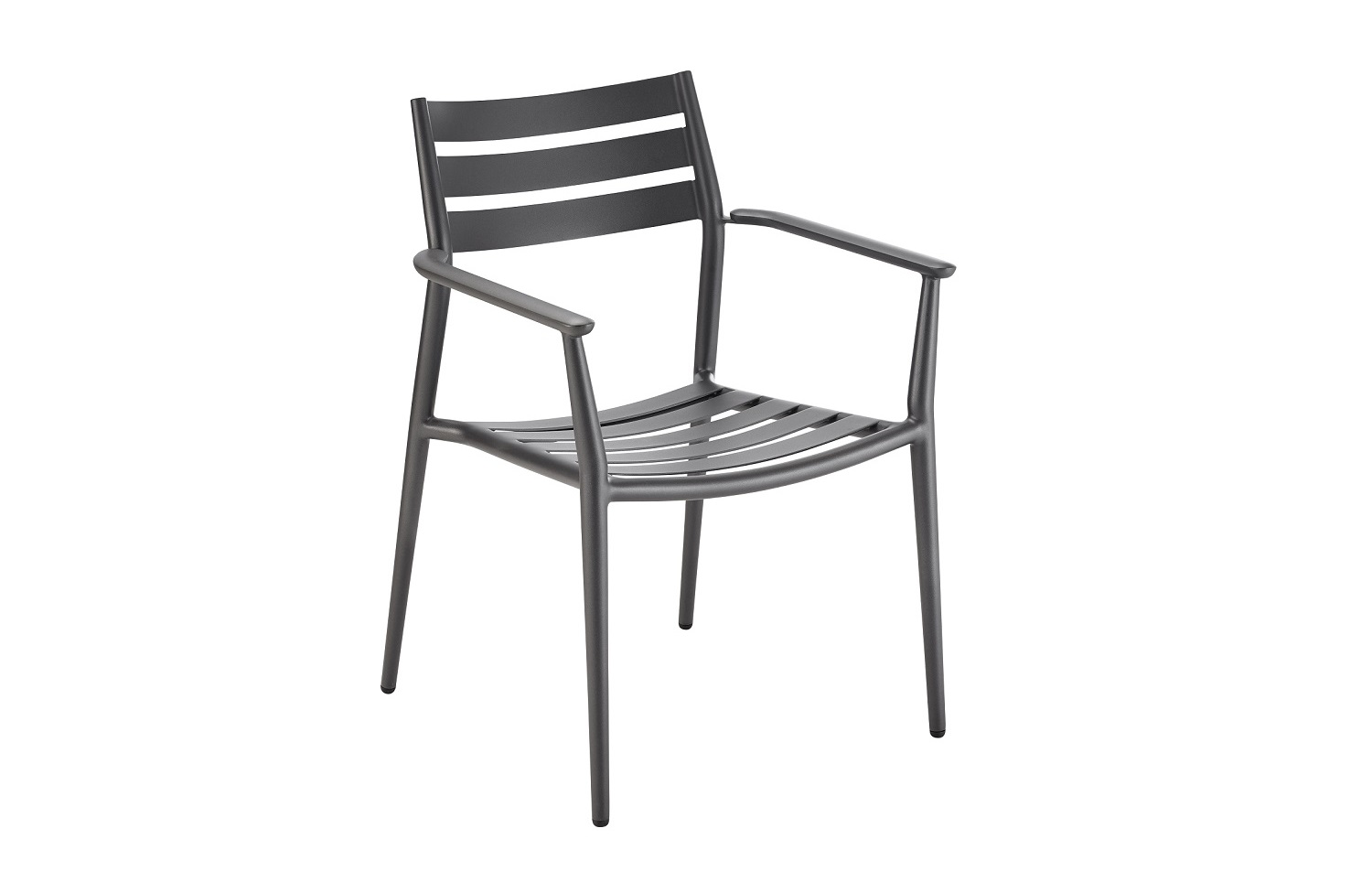 Solpuri Pia stoel Anthracite-aluminium-arm