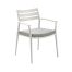 Solpuri Pia stoel white-aluminium-arm