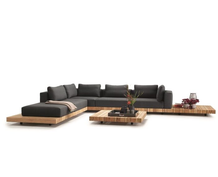 Solpuri PLATEAU L-module hocker met tafel - Afbeelding 4