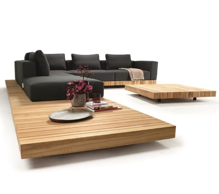 Solpuri PLATEAU L-module hocker met tafel - Afbeelding 3