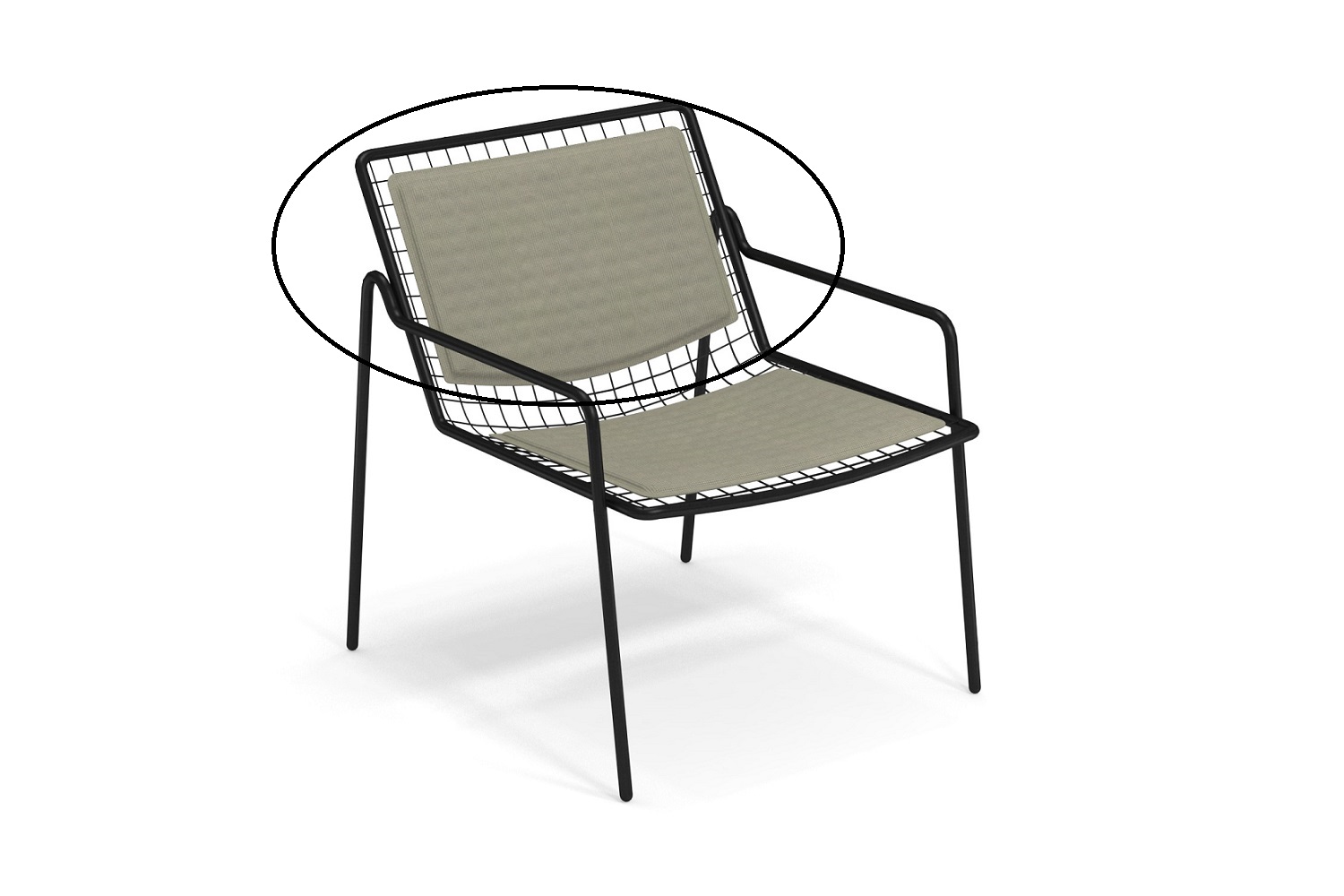 Emu Rio50 loungestoel rugkussen 