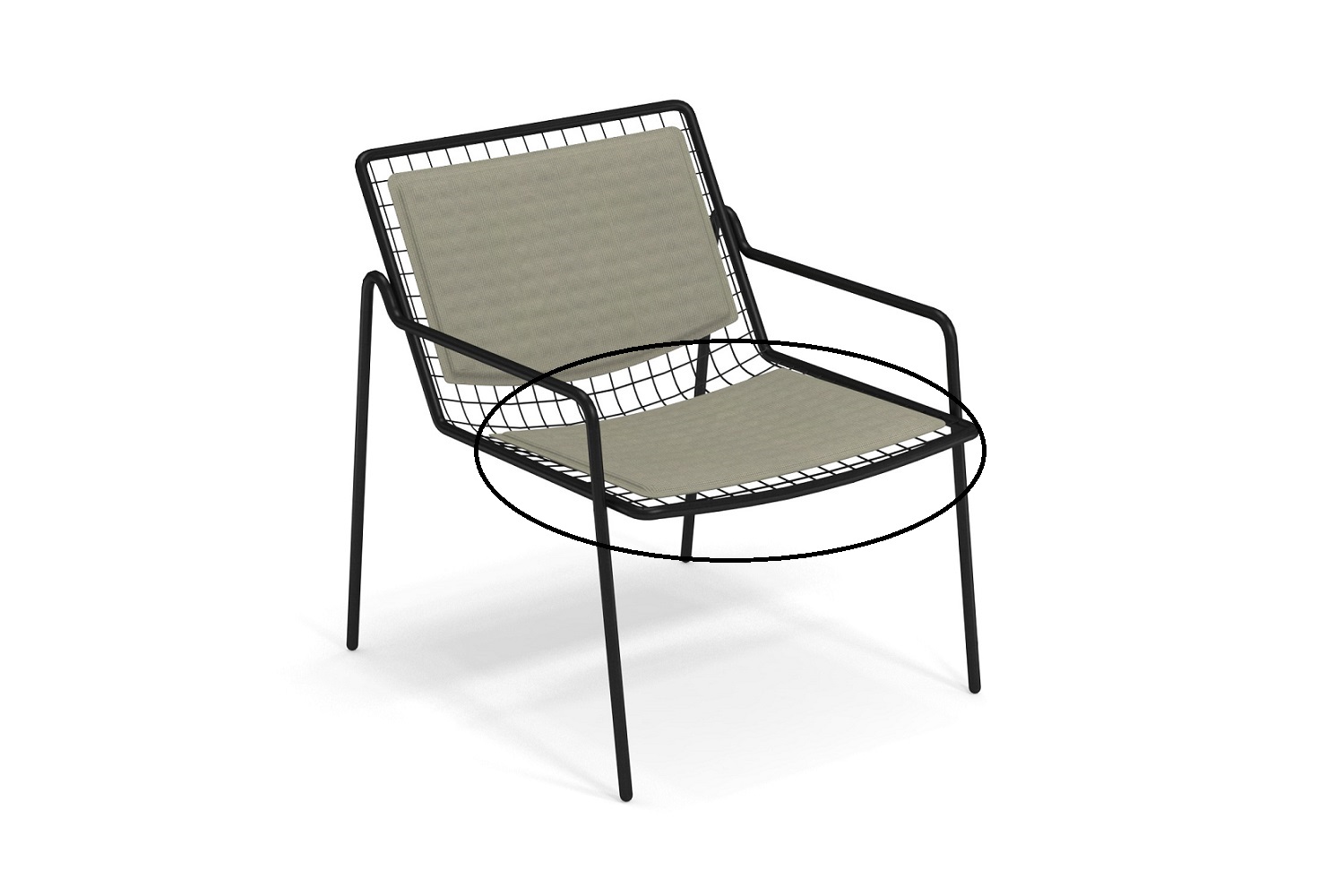 Emu Rio50 loungestoel zitkussen 
