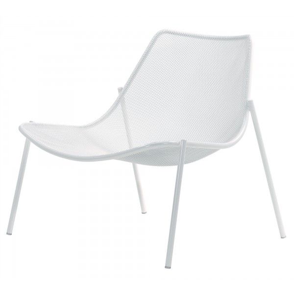 Emu Round lounge stoel Matt White