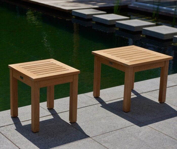Traditional Teak SISI bijzettafel 40x40cm - Afbeelding 2