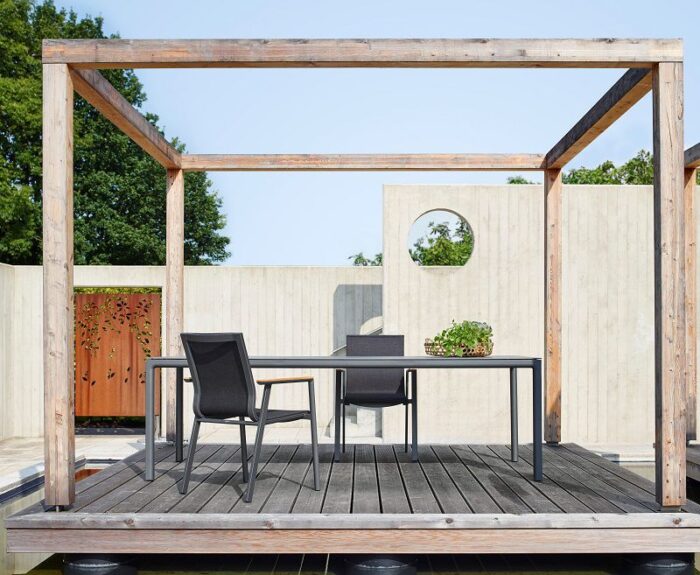 Solpuri Soft tafel Aluminium/Keramiek 240 x100 cm Antraciet
