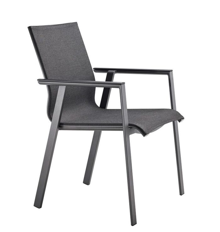 Solpuri SOUL stapelstoel Anthracite aluminium arm - Afbeelding 7