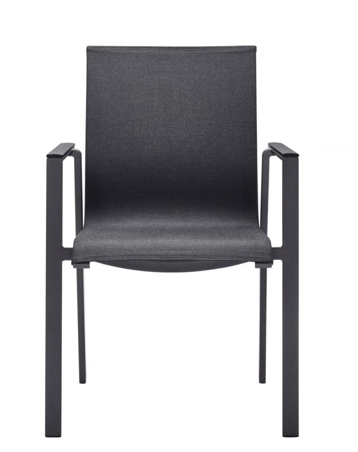 Solpuri SOUL stapelstoel Anthracite aluminium arm - Afbeelding 8