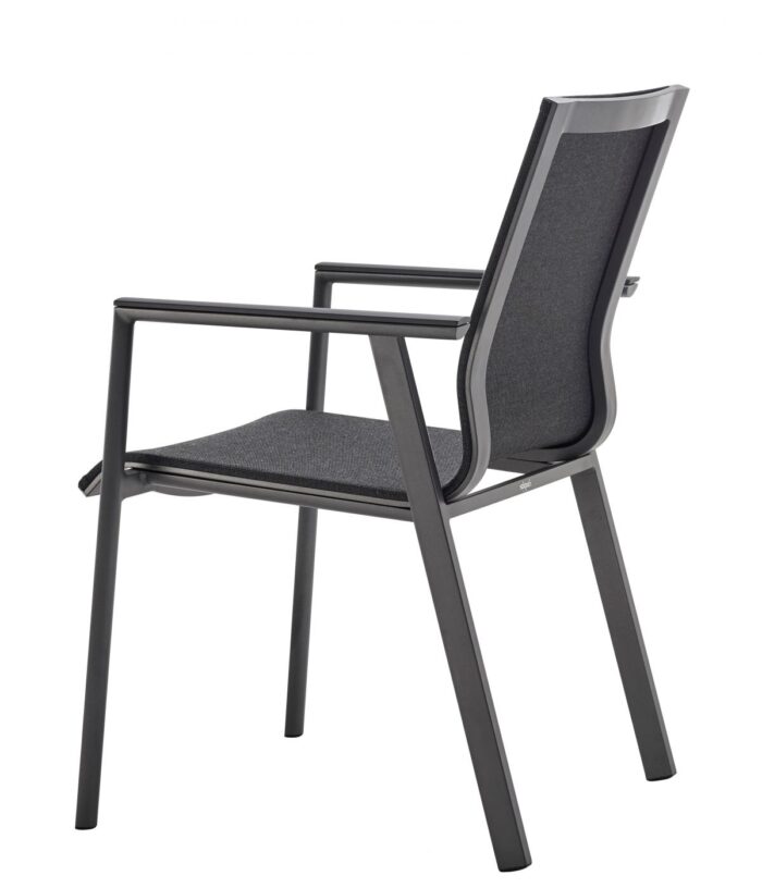 Solpuri SOUL stapelstoel Anthracite aluminium arm - Afbeelding 5