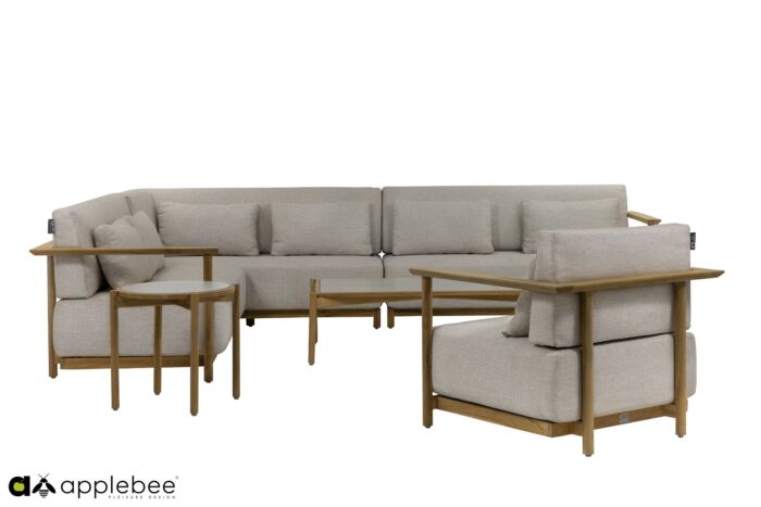 Applebee St-Lucia loungehoek-links stoel+side-table