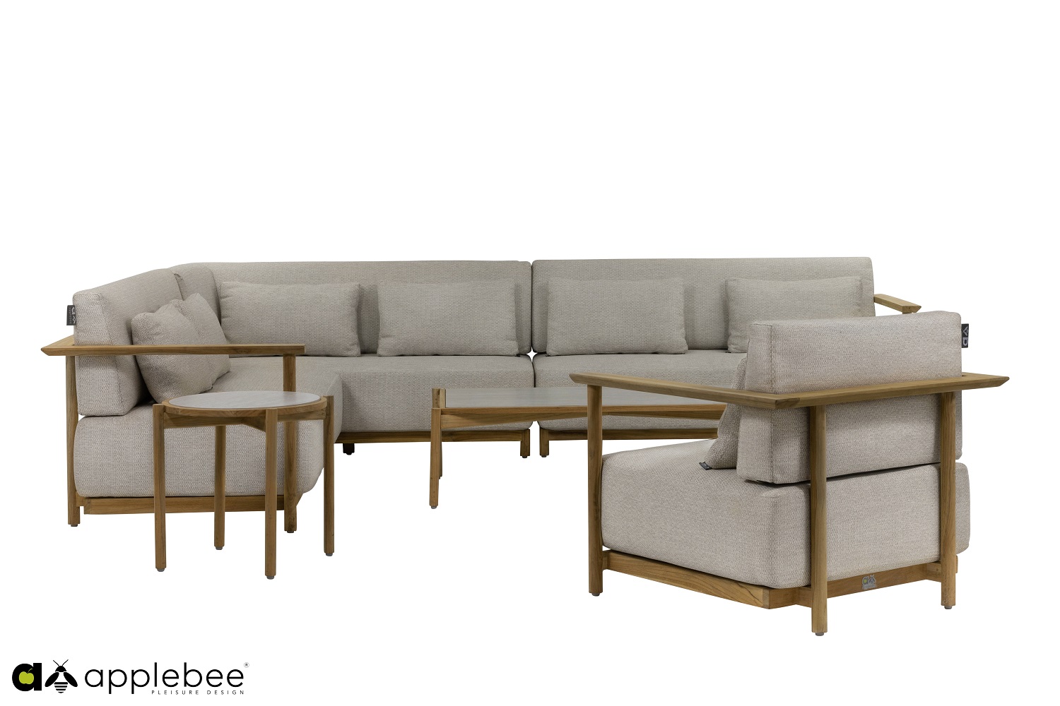 Applebee St-Lucia loungehoek-links stoel+side-table
