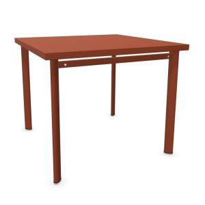 star tafel 90x90 maple-red