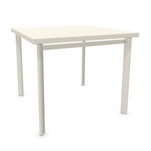 star tafel 90x90 matt-white