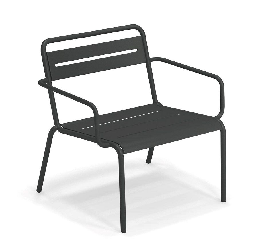 Emu Star lounge stoel Antique Iron
