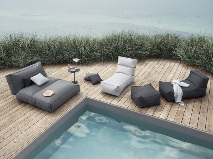 Blomus STAY lounger 150x80 cm Coal - Afbeelding 5