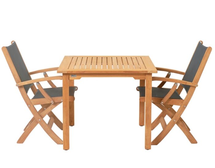 Traditional Teak THEODORA tafel 90 x 90 cm - Afbeelding 8