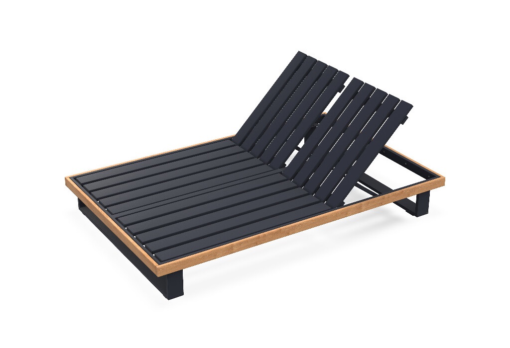 Jati-en-Kebon Truro double sunlounger