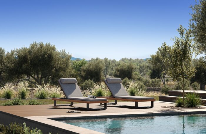 Jati&Kebon TRURO single sunlounger - Afbeelding 2