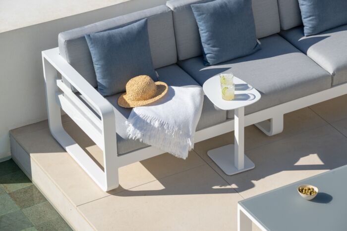 Jati-en-Kebon Tucino coffee-table White-40x30x50cm