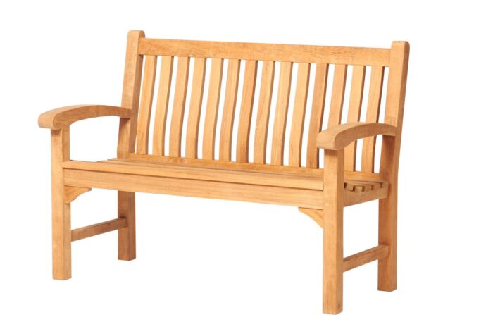 Traditional Teak Victoria bank 125 cm