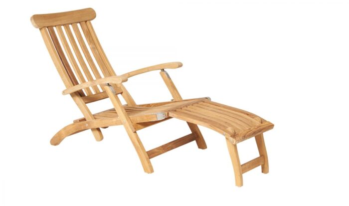 Traditional Teak VICTORIA deckchair - Afbeelding 3