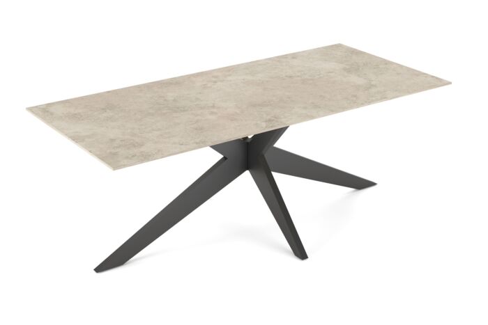 Jati-en-Kebon Yate tafel-220 charcoal-ceramik-chianca