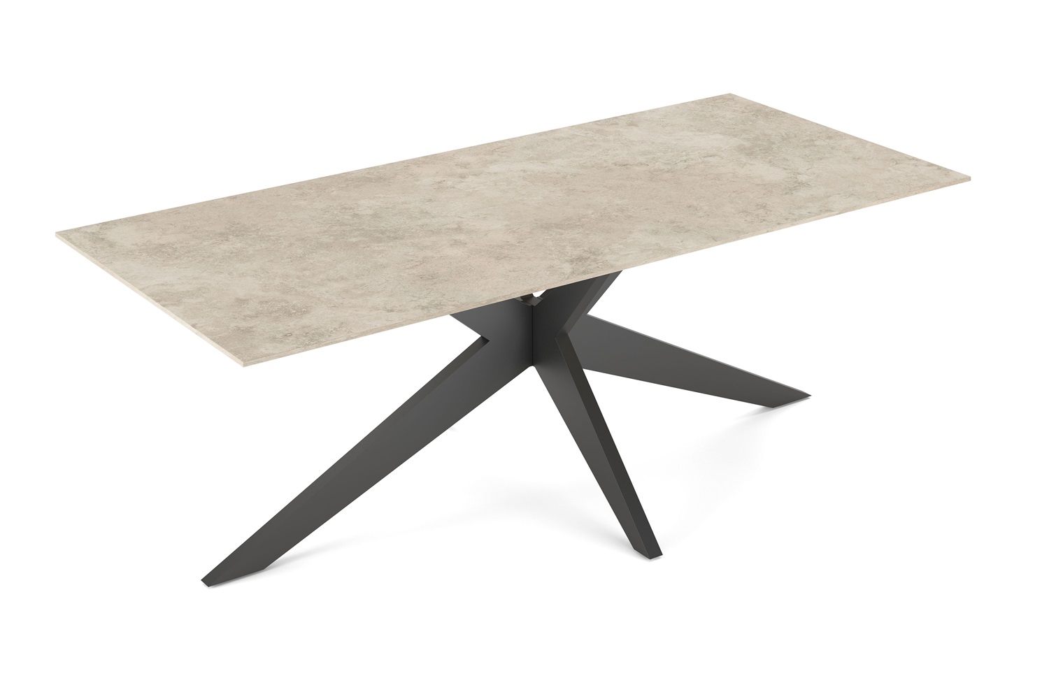 Jati-en-Kebon Yate tafel-220 charcoal-ceramik-chianca