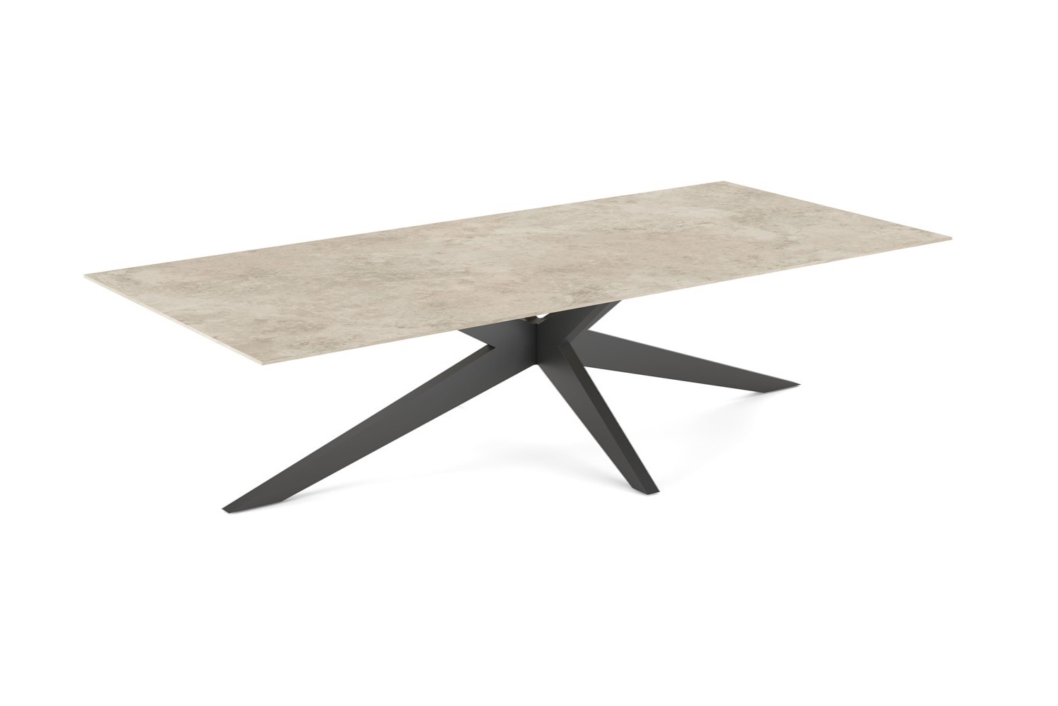 Jati-en-Kebon Yate tafel-280 charcoal-ceramik-chianca