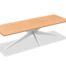 Jati-en-Kebon Yate tafel-280 white-teak