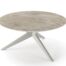 Jati-en-Kebon Yate tafel-Ø150 sand-ceramik-chianca