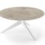 Jati-en-Kebon Yate tafel-Ø150 white-ceramik-chianca