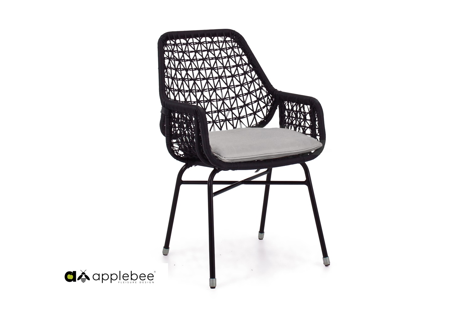 Applebee Zara diningstoel black