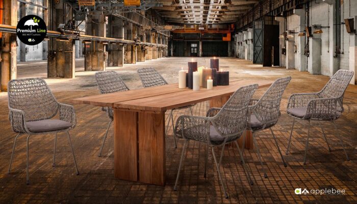 Applebee ZARA dining tuinstoel White Blaze - Afbeelding 2